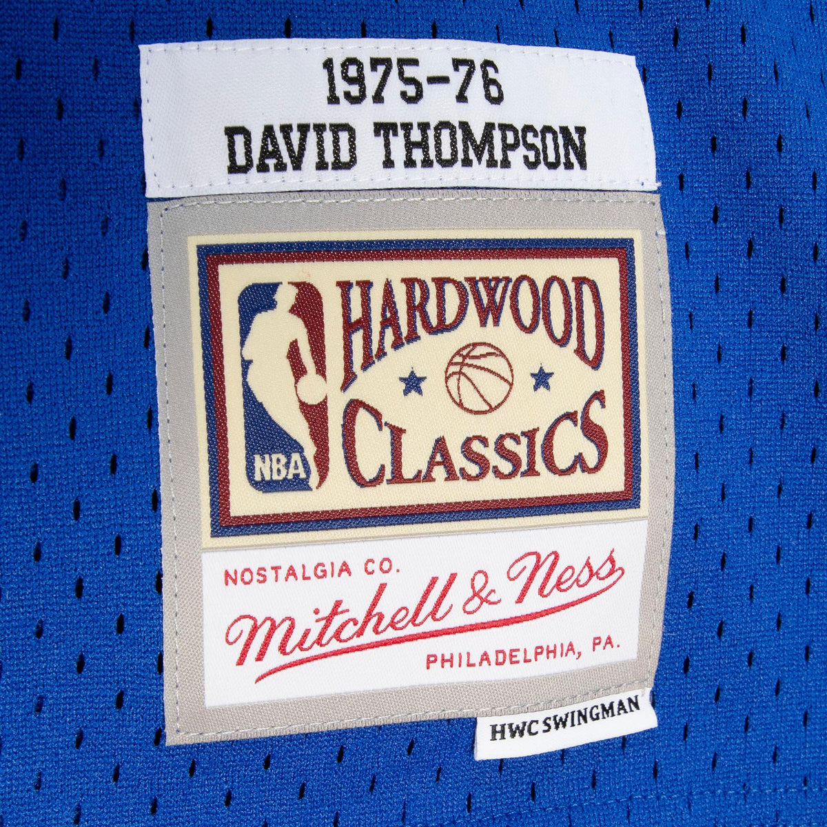 Denver Nuggets NBA Mitchell & Ness David Thompson 1975 Dark Authentic Jersey - Royal Blue