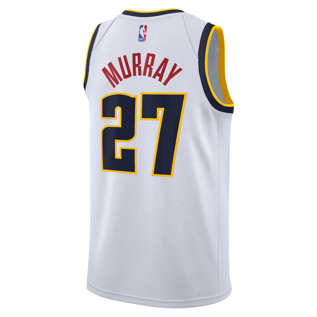 Denver Nuggets NBA Nike Association Swingman Jersey - White - Jamal Murray - Youth
