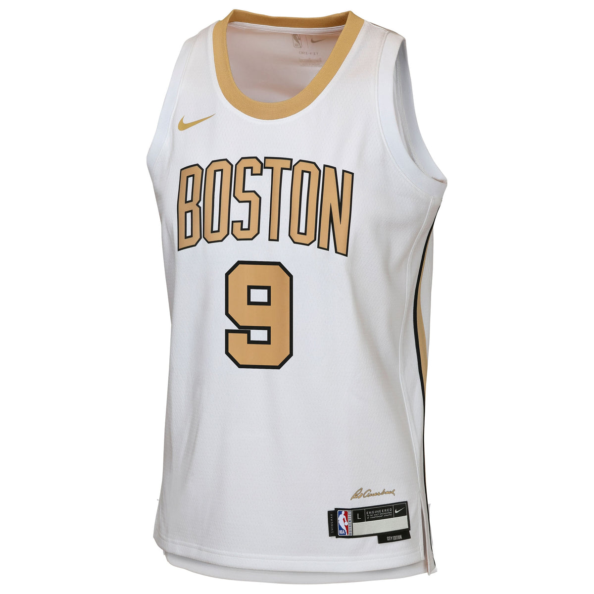 Boston Celtics NBA Nike 2025/26 City Edition Swingman Jersey - White - Derrick White - Youth