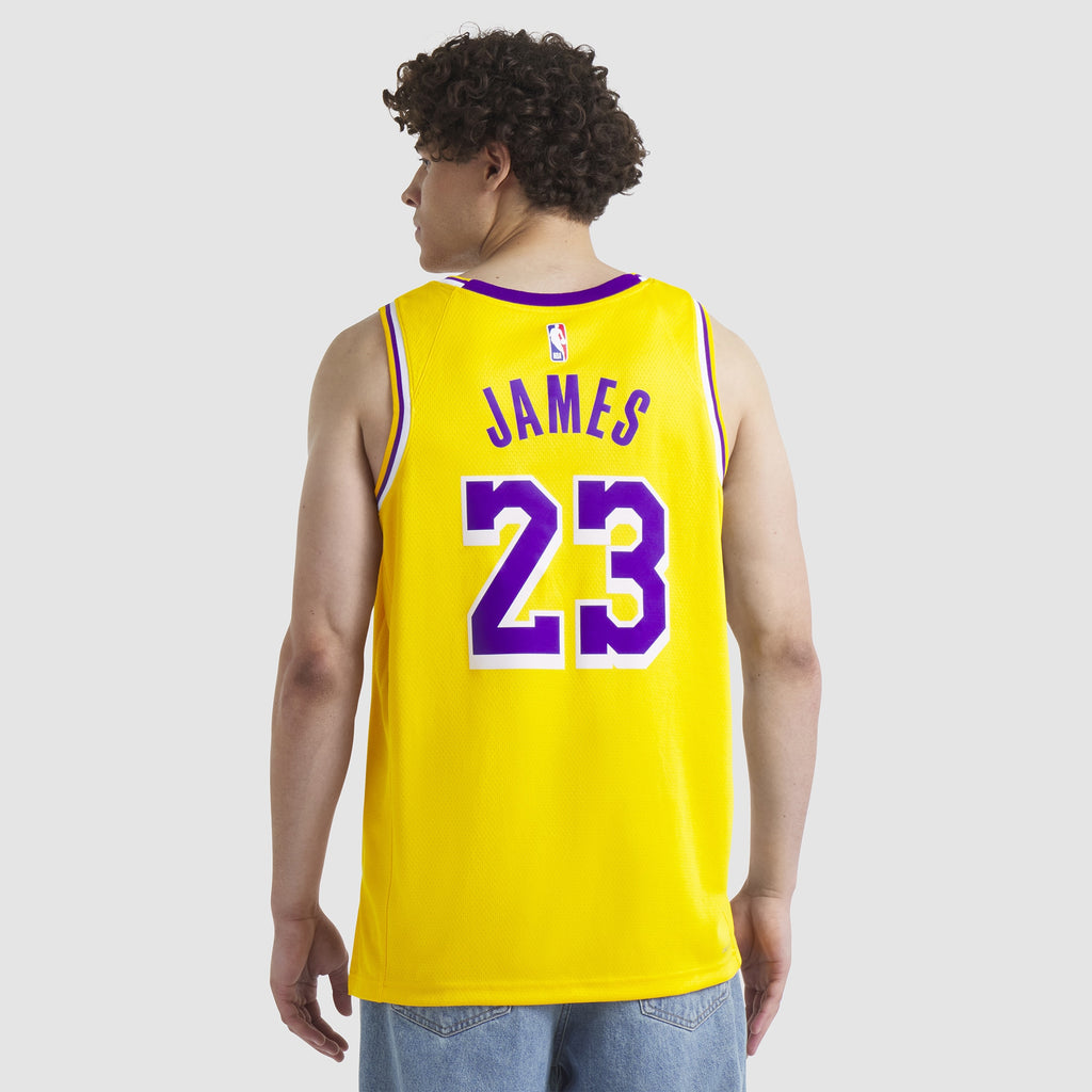 Los Angeles Lakers NBA Nike Icon Swingman Jersey - LeBron James - Unisex