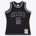 Boston Celtics NBA Mitchell & Ness Kevin Garnett 2007 Contrast 2K Swingman Jersey - Black