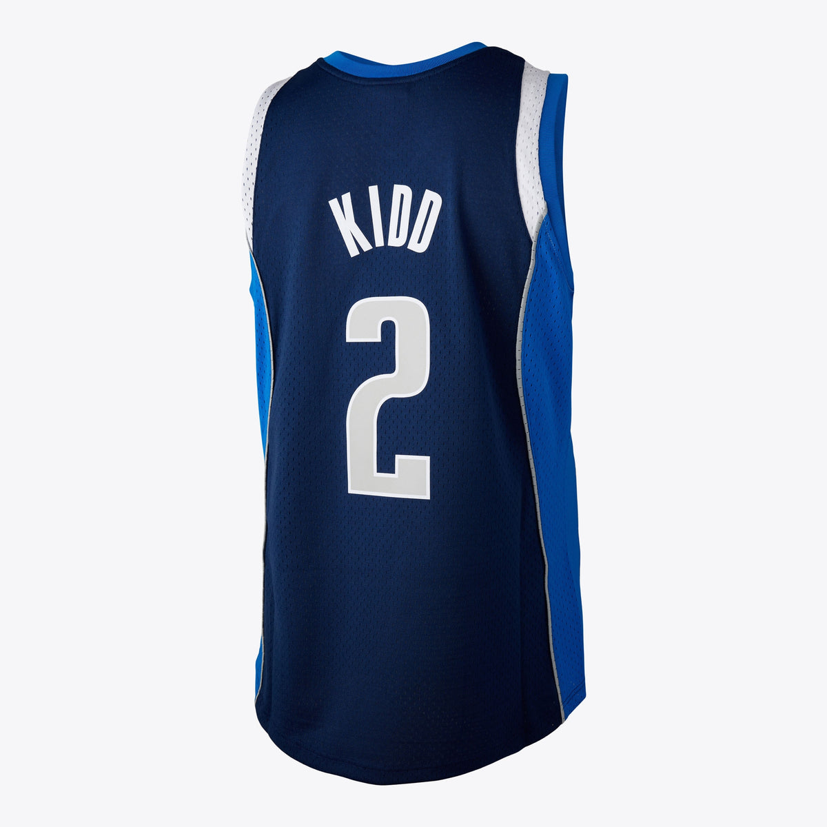 Dallas Mavericks NBA Mitchell & Ness Jason Kidd 2011 Swingman Authentic Jersey - Ash Blue