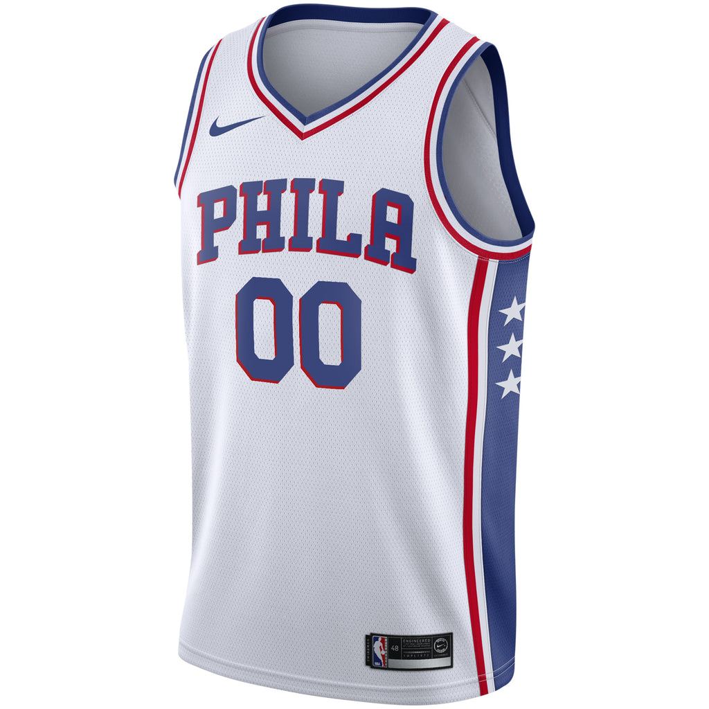 Philadelphia 76ers NBA Nike Association Swingman Jersey - Custom - Youth