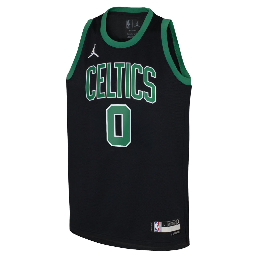 Boston Celtics NBA Jordan Brand Statement Edition Swingman Jersey 22 - Black - Jayson Tatum - Youth