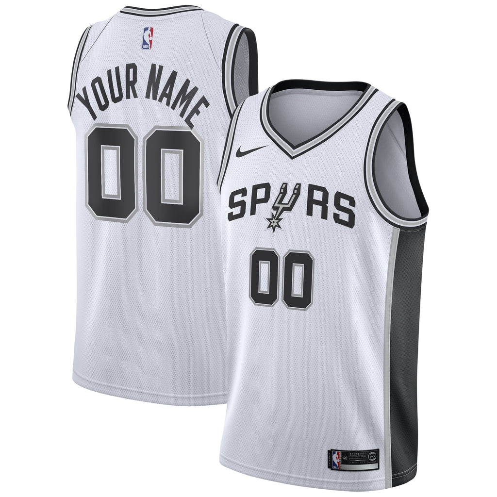 San Antonio Spurs NBA Nike Association Swingman Jersey - Custom - Youth