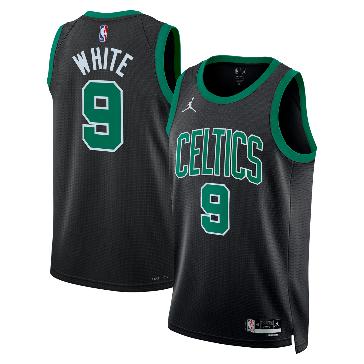 Boston Celtics NBA Jordan Brand Statement Edition Swingman Jersey - Black - Derrick White - Unisex