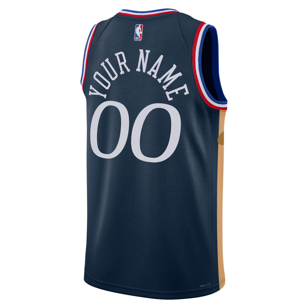 Philadelphia 76ers NBA Nike 2025/26 City Edition Swingman Jersey - Custom - Unisex