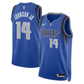 Dallas Mavericks NBA Nike Icon Swingman Jersey - Blue - Morez Johnson Jr. - Unisex