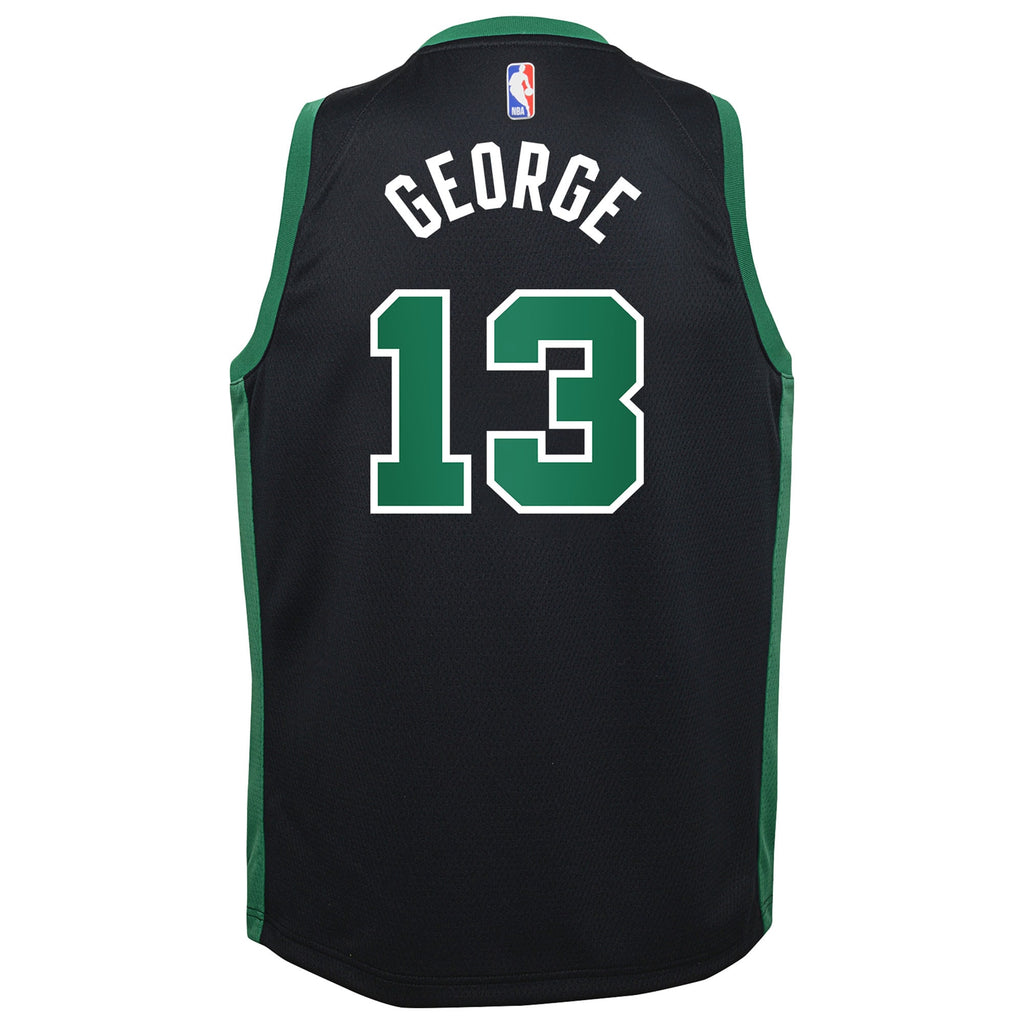 Boston Celtics NBA Jordan Brand Statement Edition Swingman Jersey - Black - Paul George - Youth
