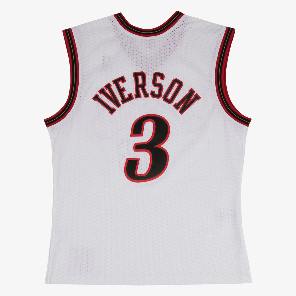 Philadelphia 76ers NBA Mitchell & Ness Swingman Jersey Home Allen Iverson 2000-01