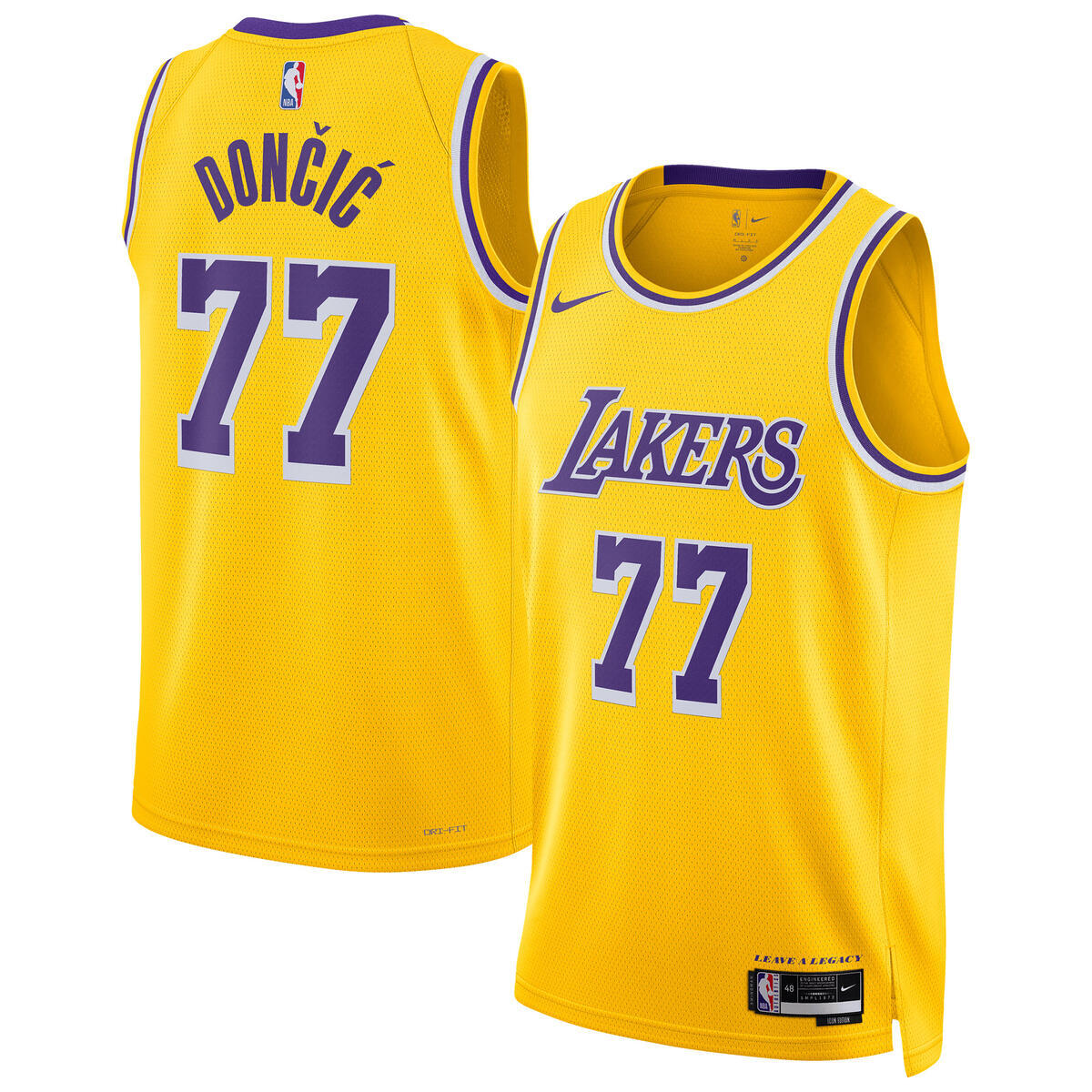 Los Angeles Lakers NBA Nike Icon Swingman Jersey - Luka Doncic - Unisex