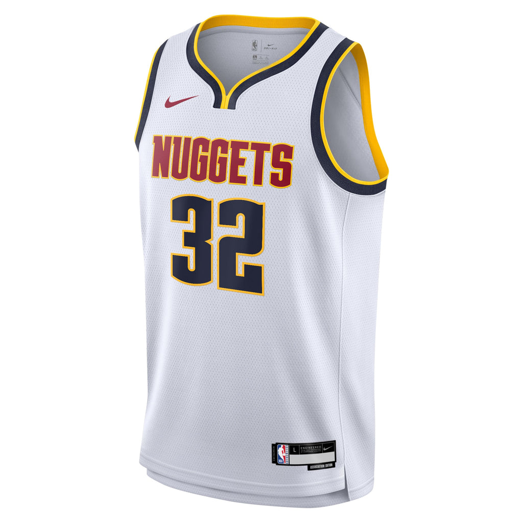 Denver Nuggets NBA Nike Association Swingman Jersey - White - Aaron Gordon - Youth