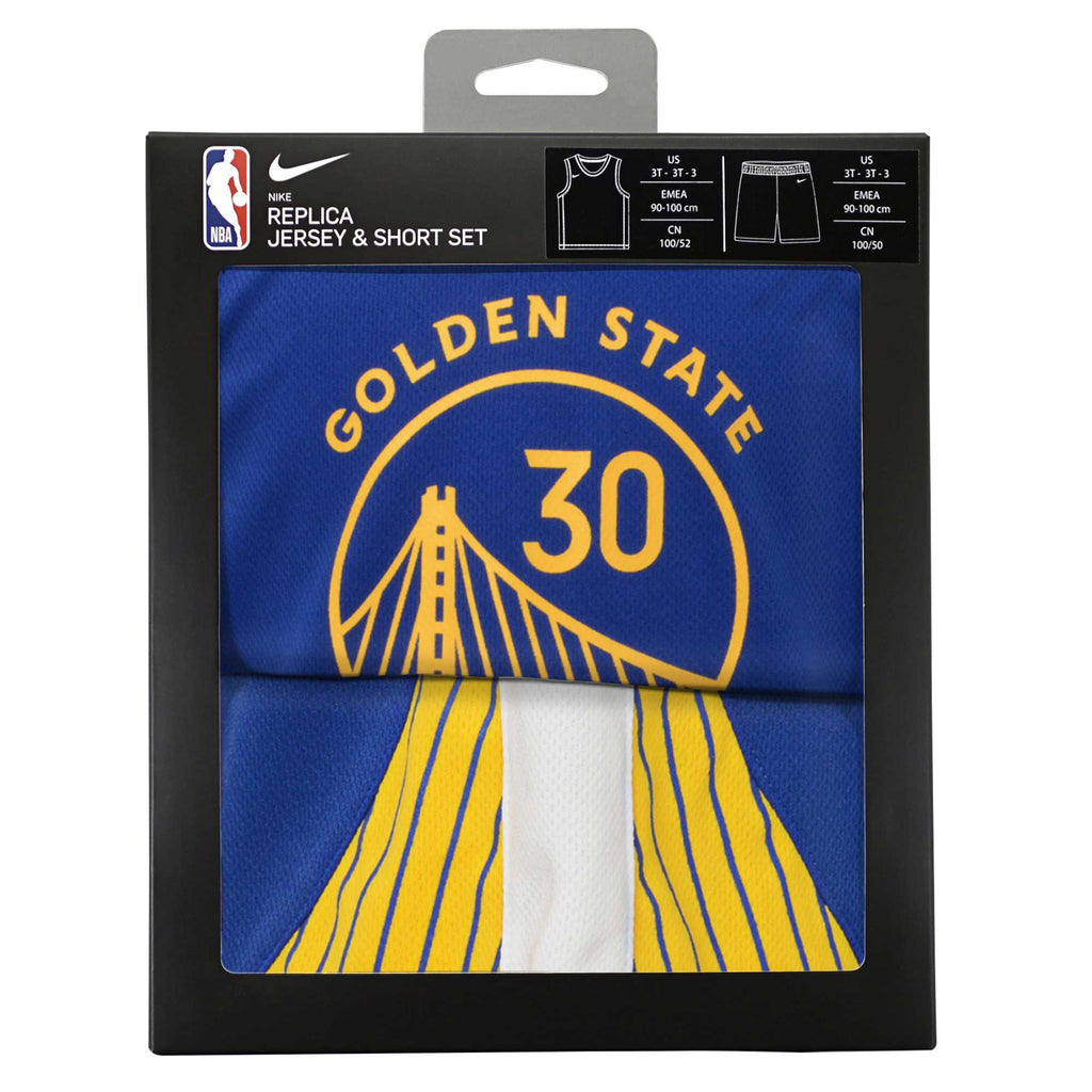 Golden State Warriors NBA Replica Icon Jersey Box Set - Stephen Curry - Infant