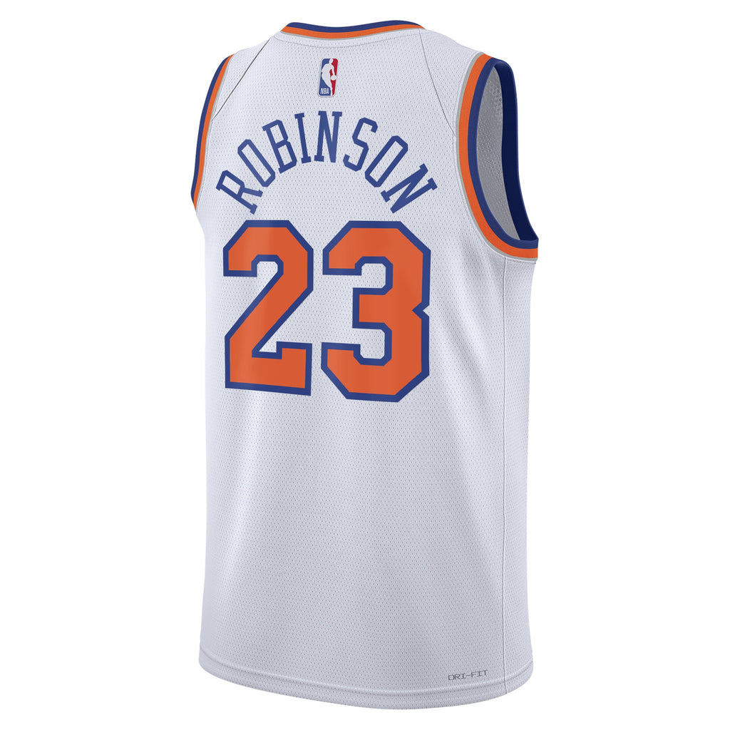 New York Knicks NBA Nike Association Edition Swingman Jersey - White - Mitchell Robinson - Unisex