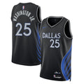 Dallas Mavericks NBA Nike 2025/26 City Edition Swingman Jersey - Black - P.J. Washington Jr. - Unisex