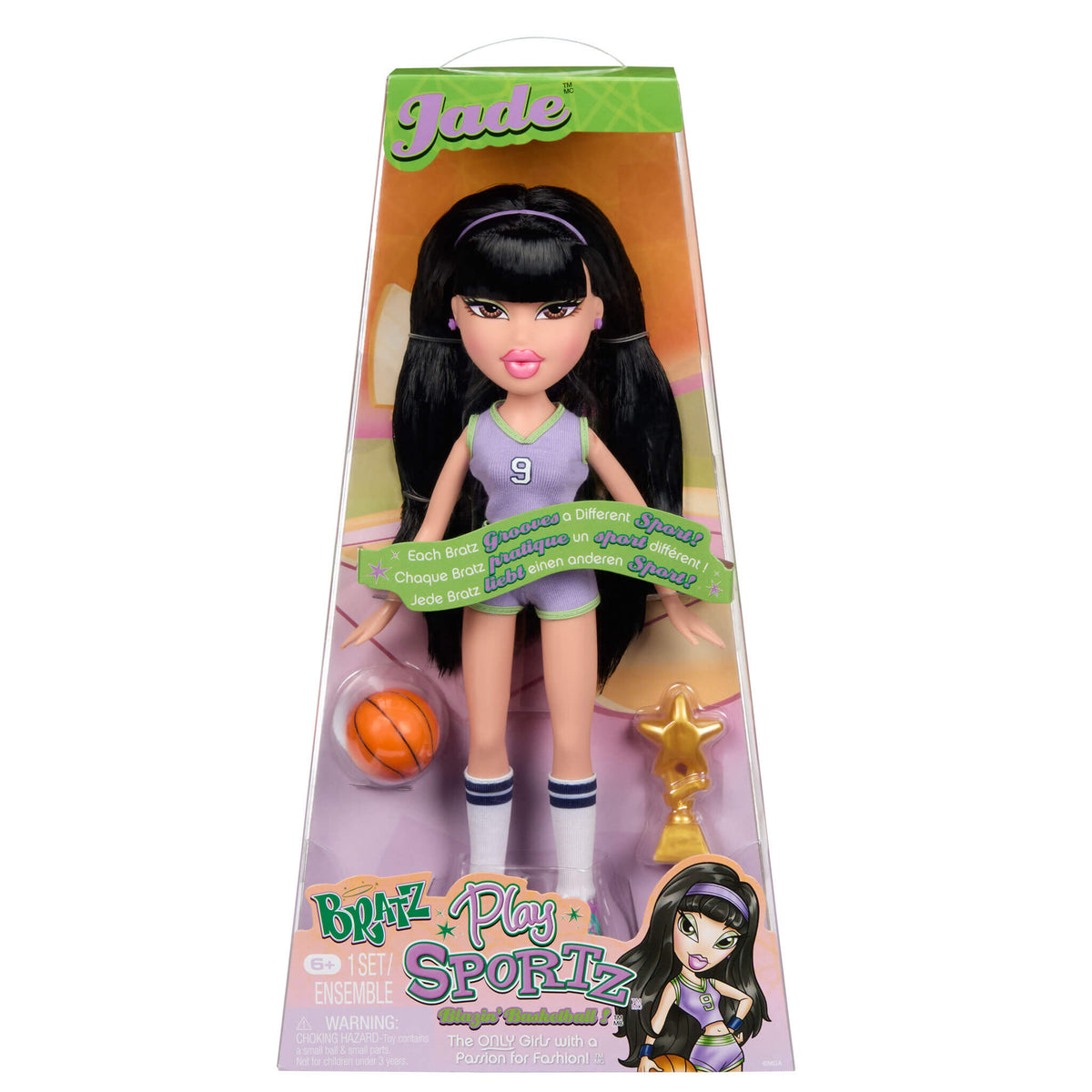 Bratz Play Sportz Jade Fashion Doll - Basketball