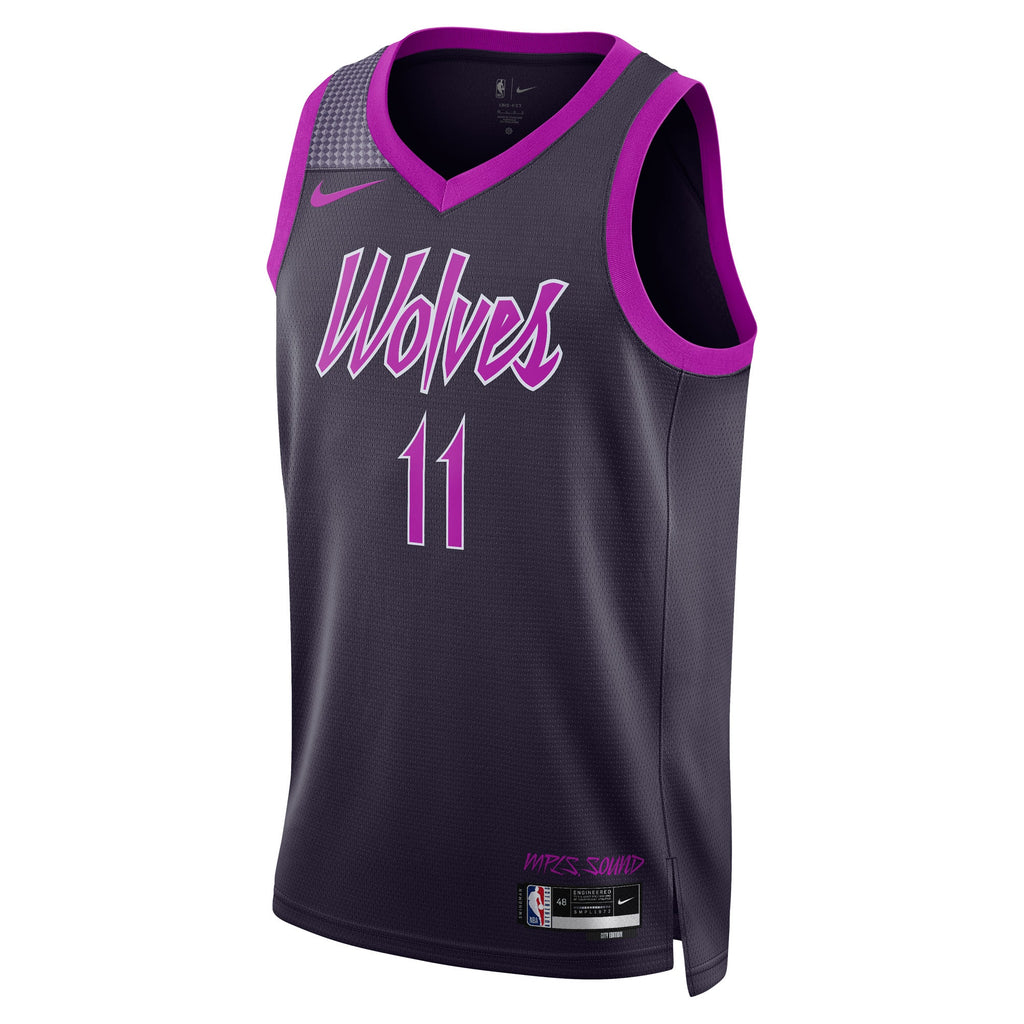 Minnesota Timberwolves NBA Nike 2025/26 City Edition Swingman Jersey - Black - Naz Reid - Unisex