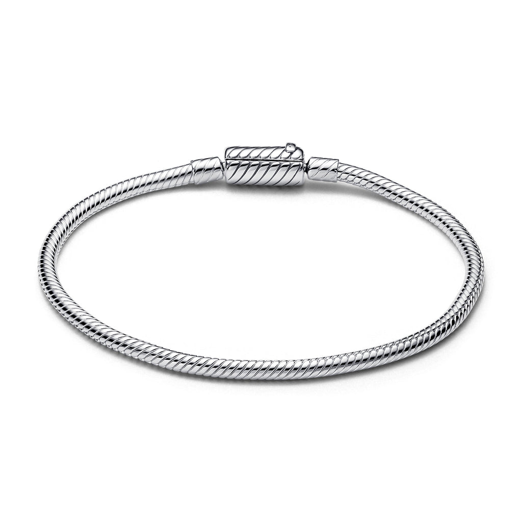 PANDORA Moments Sliding Magnetic Clasp Snake Chain Bracelet Sterling Silver Bracelets Jewelry Gift