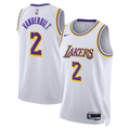 Los Angeles Lakers NBA Nike Association Edition Swingman Jersey - White - Jarred Vanderbilt - Unisex