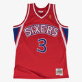 Philadelphia 76ers NBA Mitchell & Ness Swingman Jersey Road Allen Iverson 1996-97