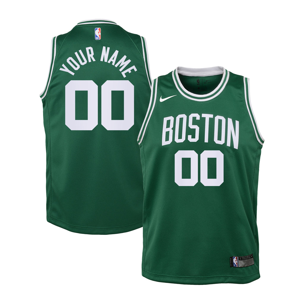 Boston Celtics NBA Nike Icon Swingman Jersey - Custom - Youth