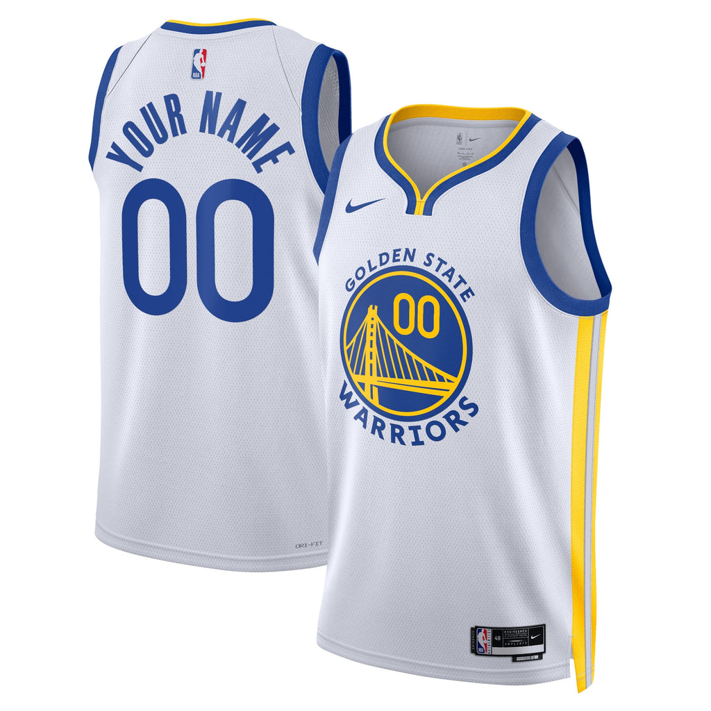 Golden State Warriors NBA Nike Association Swingman Jersey - Custom - Unisex