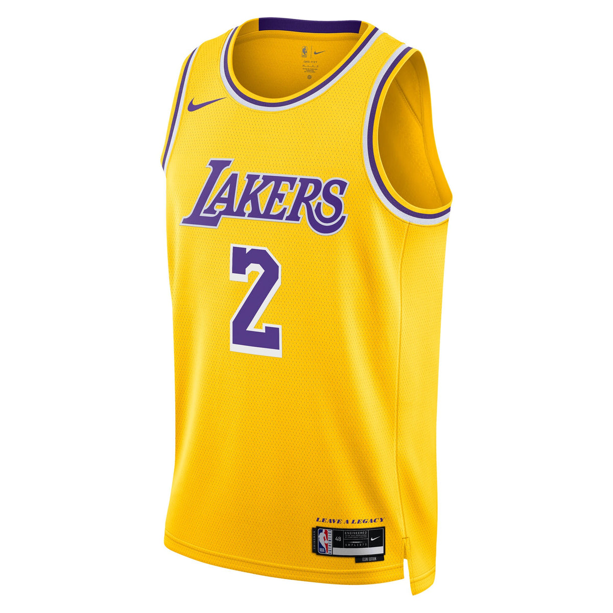 Los Angeles Lakers NBA Nike Icon Edition Swingman Jersey - Gold - Jarred Vanderbilt - Youth