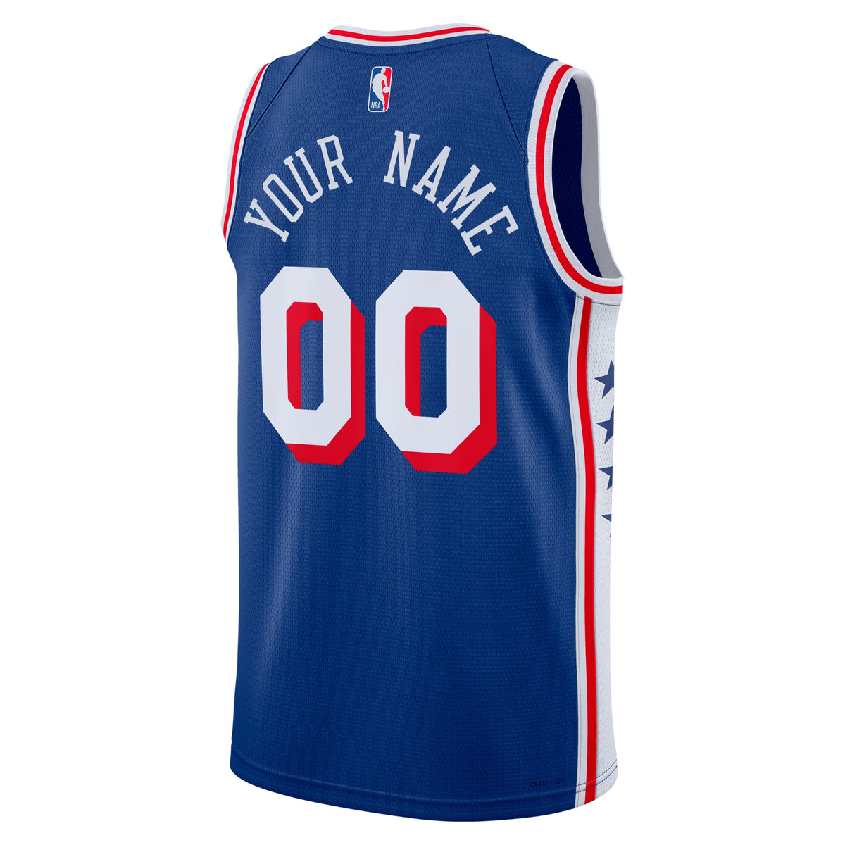 Philadelphia 76ers NBA Nike Icon Swingman Jersey - Custom - Youth