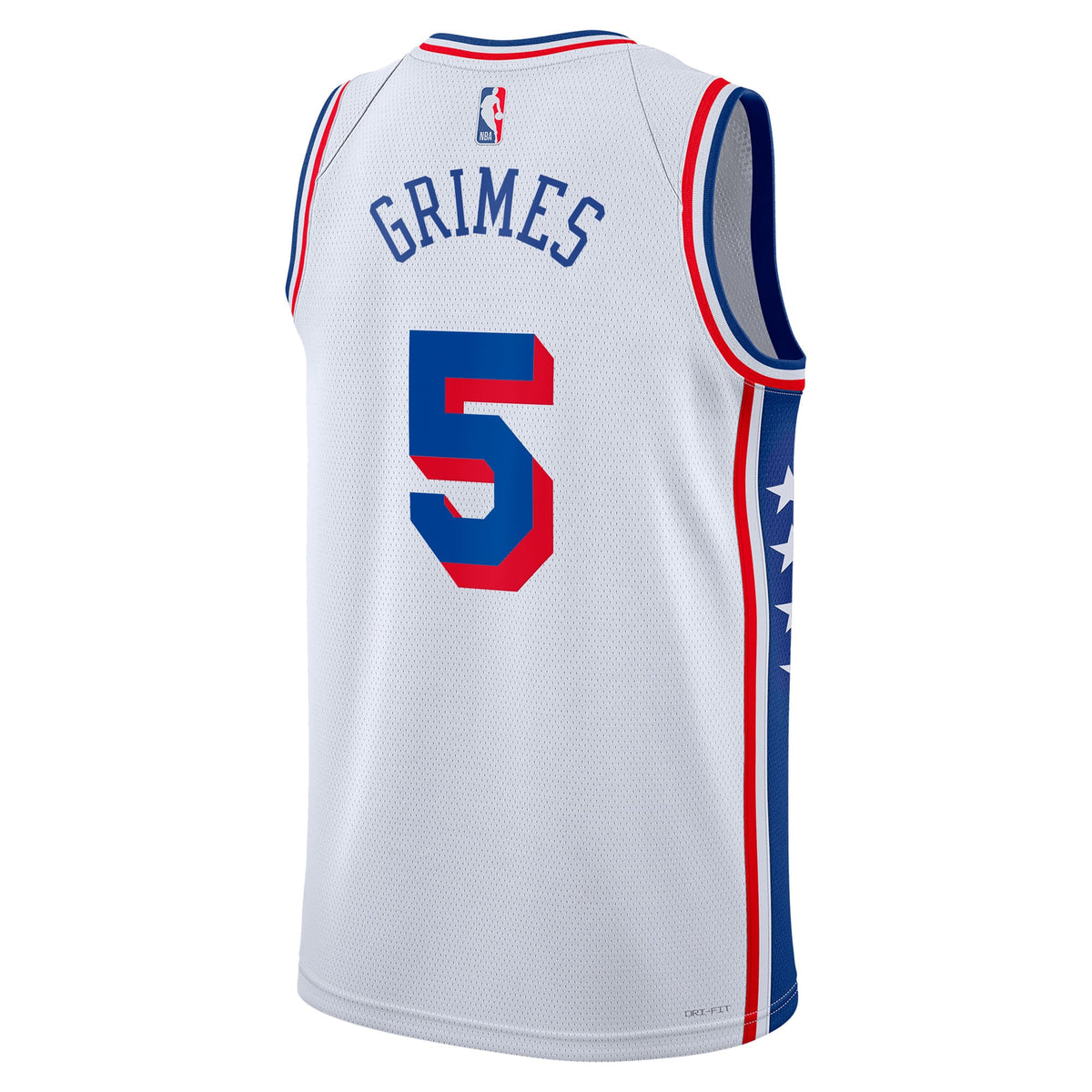 Philadelphia 76ers NBA Nike Association Edition Swingman Jersey - White - Quentin Grimes - Unisex