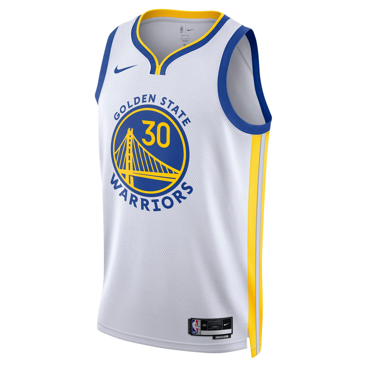 Golden State Warriors NBA Nike Association Swingman Jersey - Stephen Curry - Unisex