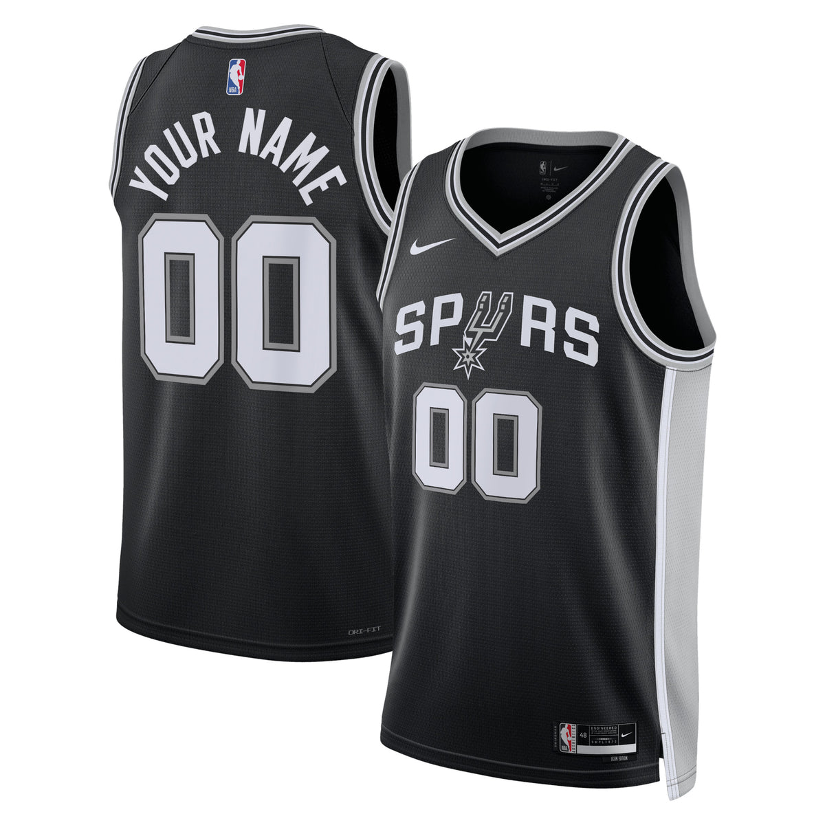 San Antonio Spurs NBA Nike Icon Swingman Jersey - Custom - Unisex