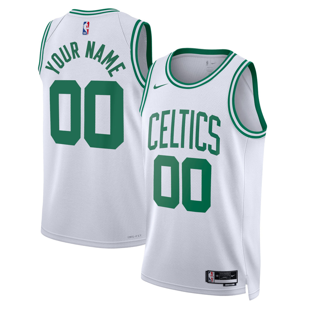 Boston Celtics NBA Nike Association Swingman Jersey - Custom - Unisex