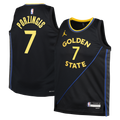 Golden State Warriors NBA Jordan Brand Statement Edition Swingman Jersey - Black - Kristaps Porziņģis - Youth