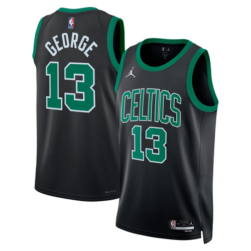 Boston Celtics NBA Jordan Brand Statement Edition Swingman Jersey - Black - Paul George - Unisex