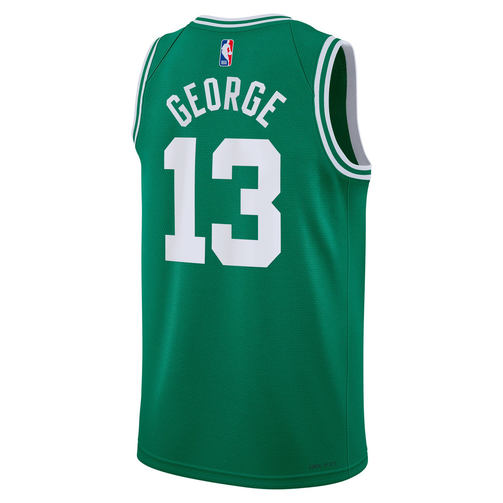 Boston Celtics NBA Nike Icon Edition Swingman Jersey - Kelly Green - Custom - Unisex - Paul George