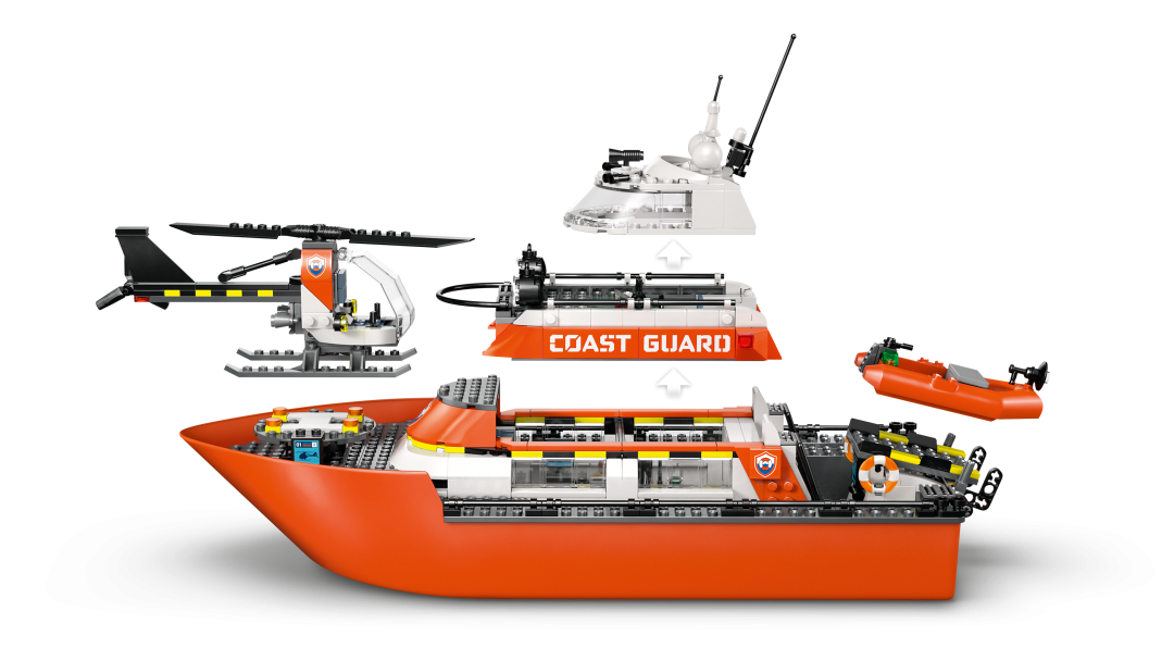 LEGO City Coast Guard Rescue Boat & Helicopter | 60504