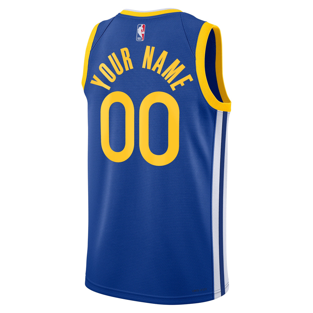 Golden State Warriors NBA Nike Icon Swingman Jersey - Custom - Unisex