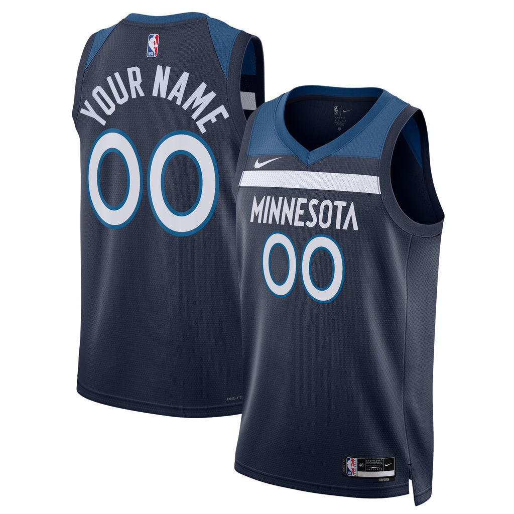 Minnesota Timberwolves NBA Nike Icon Swingman Jersey - Custom - Unisex