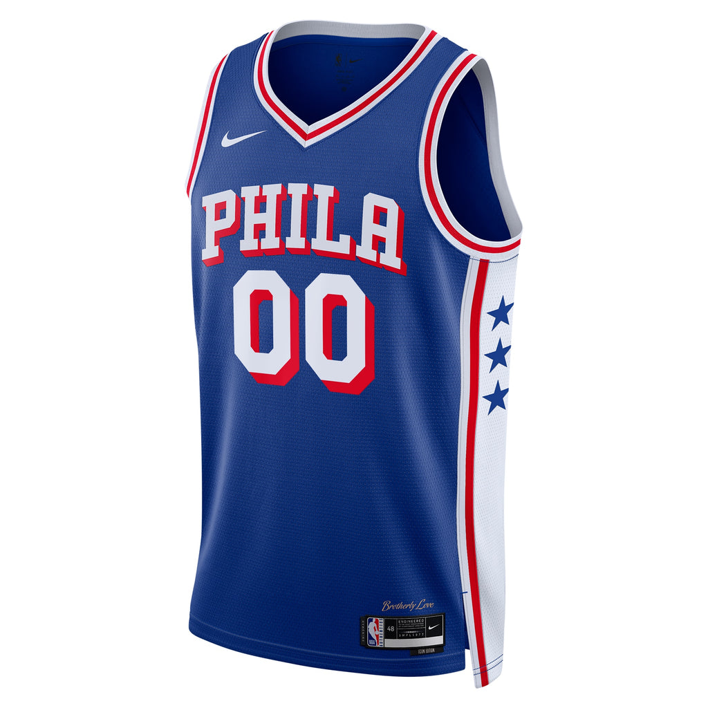 Philadelphia 76ers NBA Nike Icon Swingman Jersey - Custom - Youth
