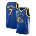 Golden State Warriors NBA Nike Icon Edition Swingman Jersey - Royal - Kristaps Porziņģis - Youth