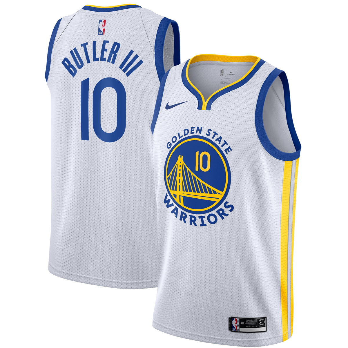 Golden State Warriors NBA Nike Association Edition Swingman Jersey - White - Jimmy Butler III - Youth
