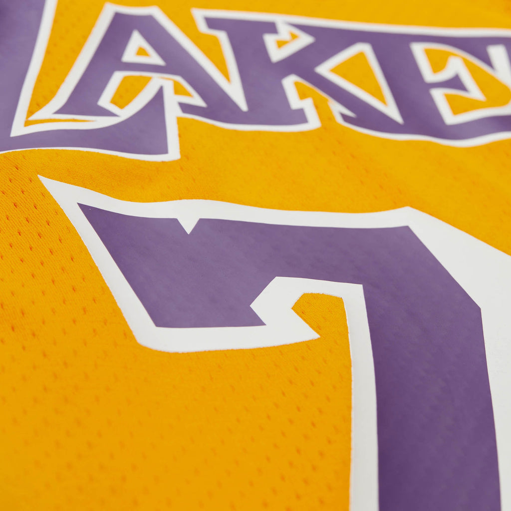 Los Angeles Lakers NBA Mitchell & Ness Maxxed Out Jersey 1998 Dennis Rodman