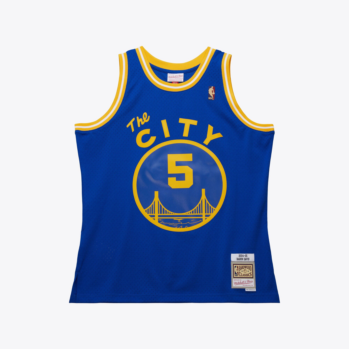 Golden State Warriors NBA Mitchell & Ness Swingman Jersey 2004 Baron Davis
