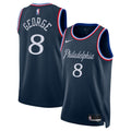Philadelphia 76ers NBA Nike 2025/26 City Edition Swingman Jersey - Navy - Paul George - Unisex