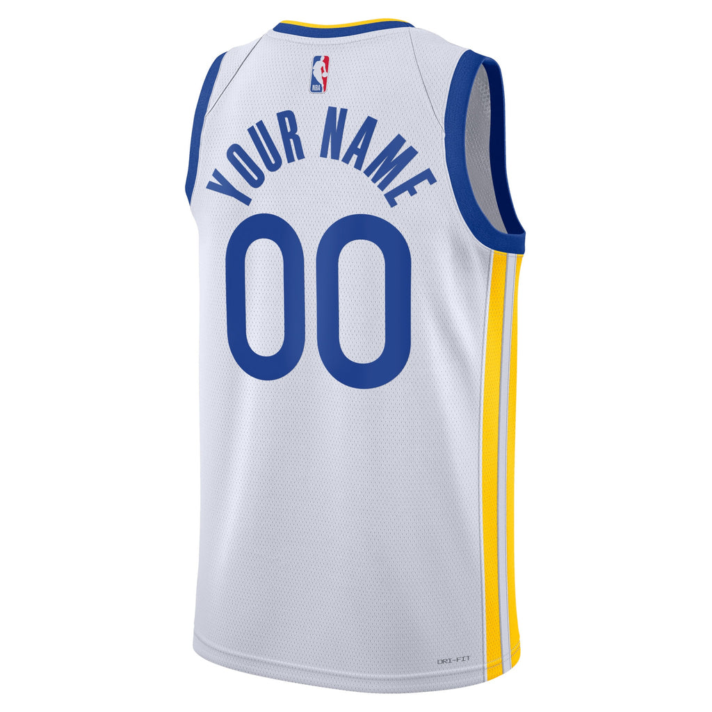 Golden State Warriors NBA Nike Association Swingman Jersey - Custom - Unisex