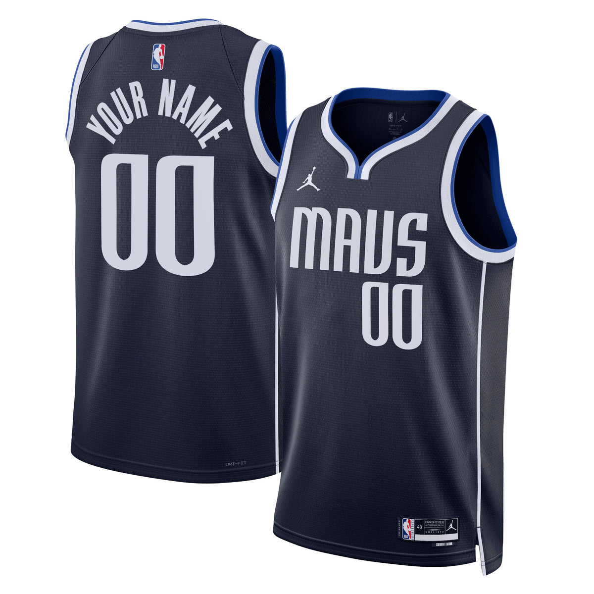 Dallas Mavericks NBA Jordan Statement Swingman Jersey - Custom - Unisex