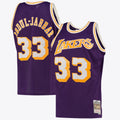 Los Angeles Lakers NBA Kareem Abdul-Jabbar Alternate Swingman Jersey By Mitchell & Ness - Purple - Men's
