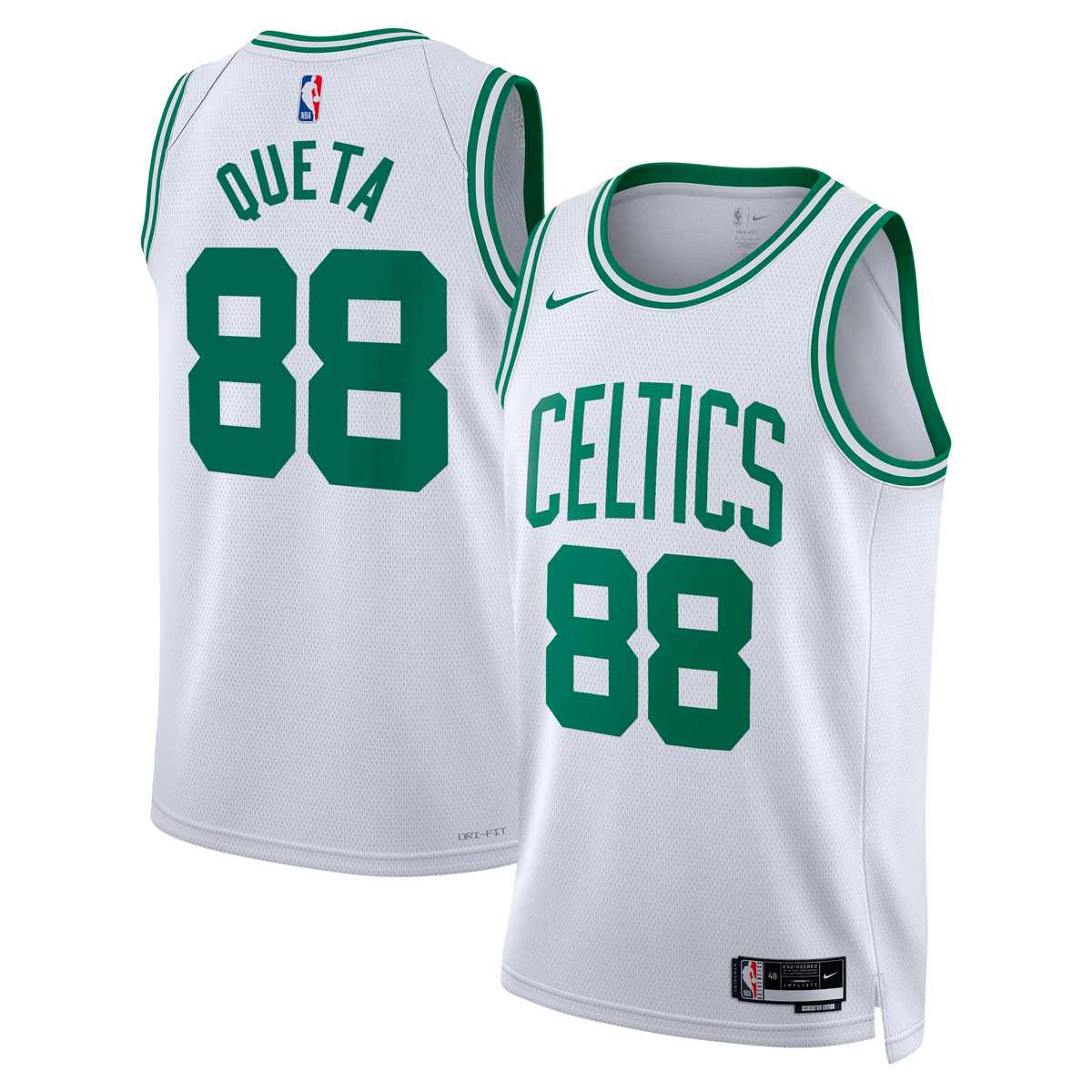 Boston Celtics NBA Nike Association Edition Swingman Jersey - White - Neemias Queta - Unisex