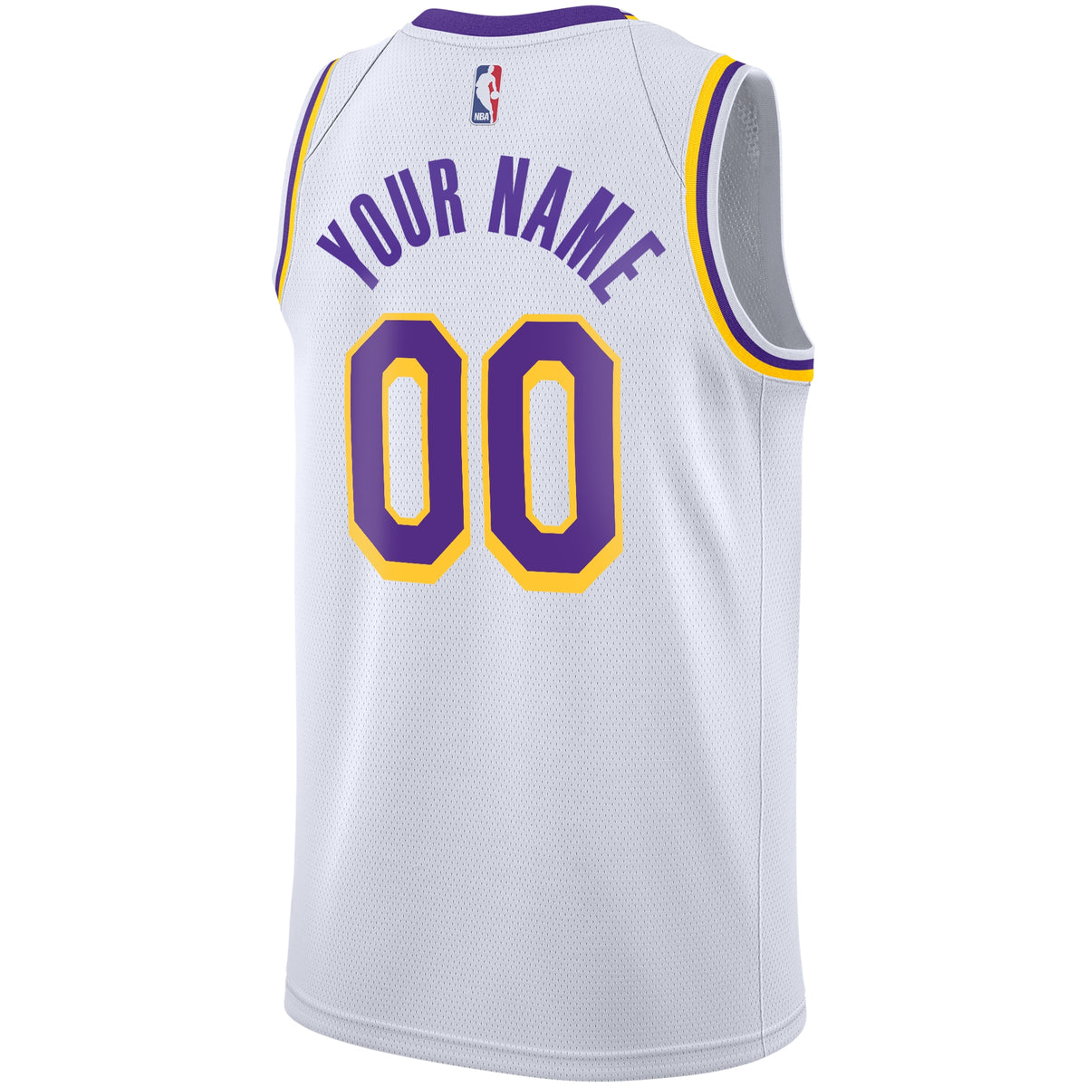 Los Angeles Lakers NBA Nike Association Swingman Jersey - Custom - Youth