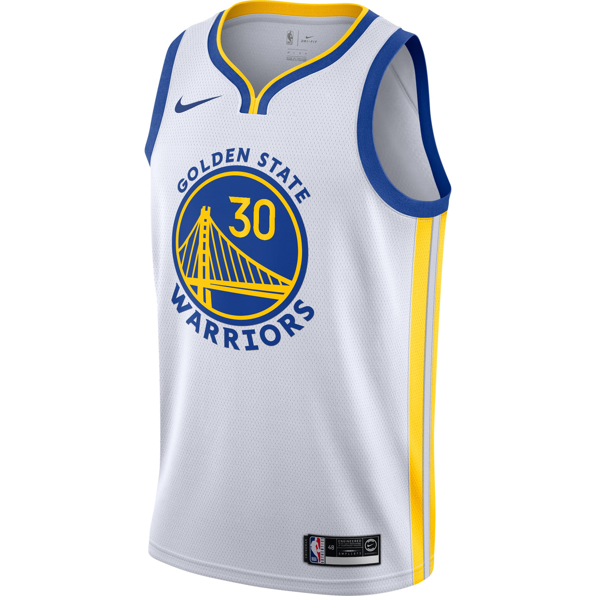 Golden State Warriors NBA Nike Association Edition Swingman Jersey - White - Stephen Curry - Youth